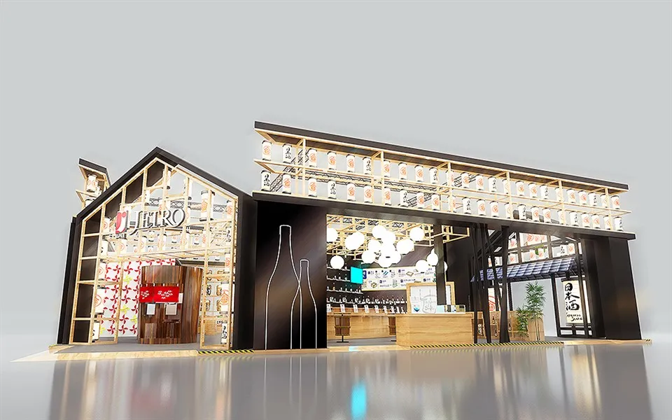 Dekoracja stoiska wystawowego w Szanghaju